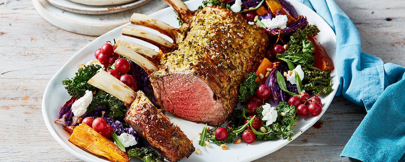 Tarragon and Mustard Crusted Veal Rack | Australian Veal