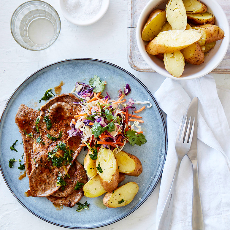 Veal steaks with zesty gremolata | Australian Veal