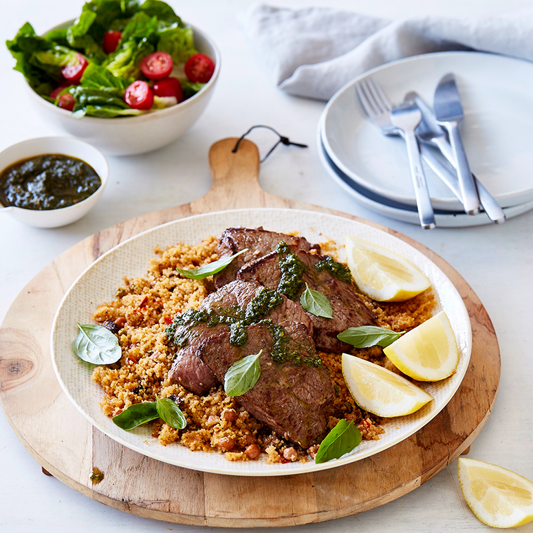 Veal medallions with pesto | Australian Veal