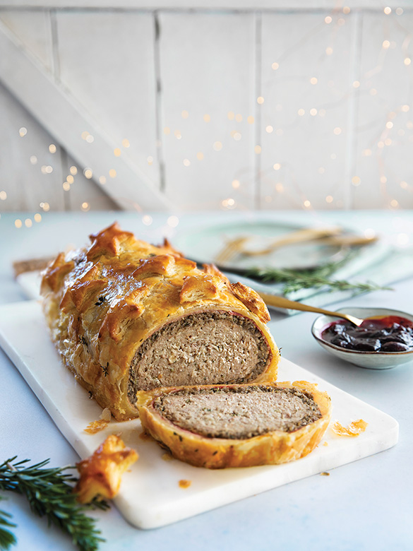 Veal Wellington with Cherry Sauce